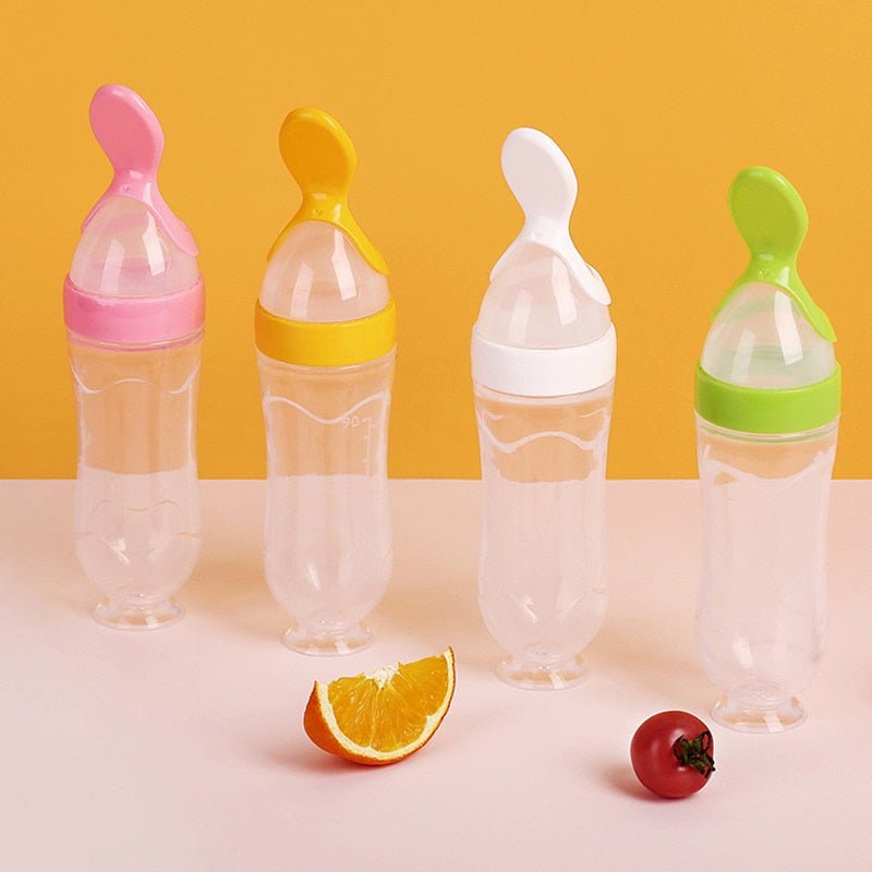 Biberon avec cuillère pour nouveau-né | EasyBottle™ - Maman bébé bonheur